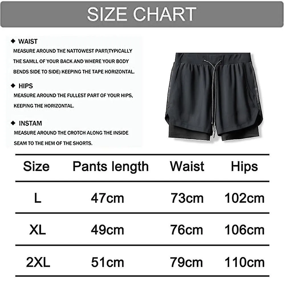 1 Pcs Men's 2-in-1 Workout Running Shorts Lightweight Gym Yoga Training Boxing Sports Short Pants With Towel Loop