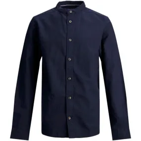 12182017 JJEBAND SUMMER SHIRT LS JNR NAVY BLAZER