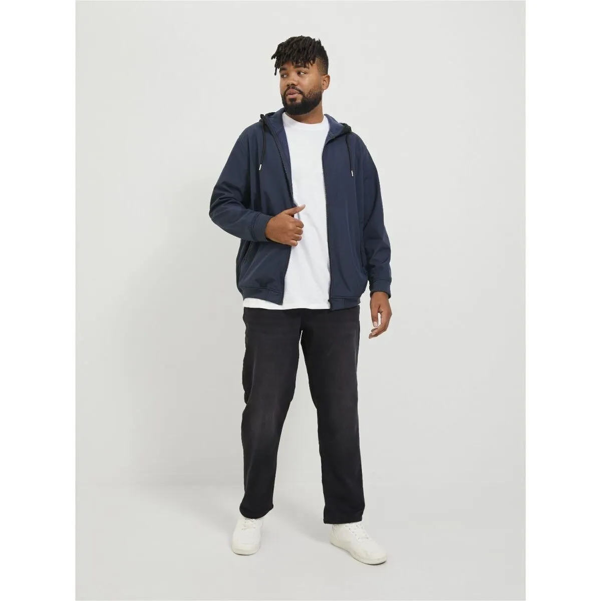 12236331 JJEBASIC SOFTSHEL-NAVY BLAZER