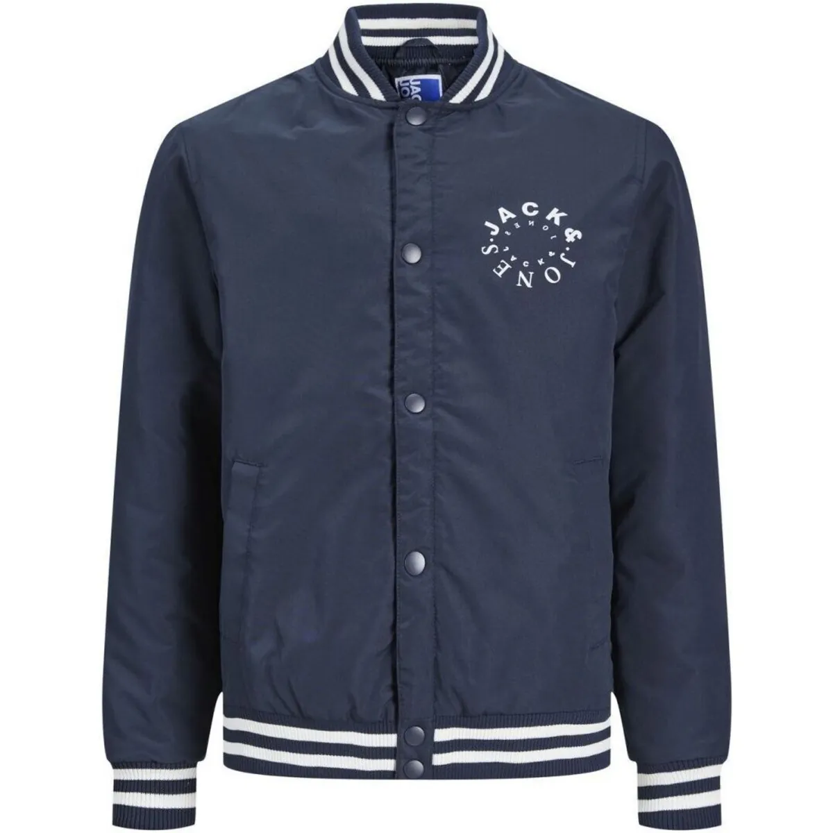 12243286 JJWARRIOR COLLEGE BOMBER KNR NAVY BLAZER