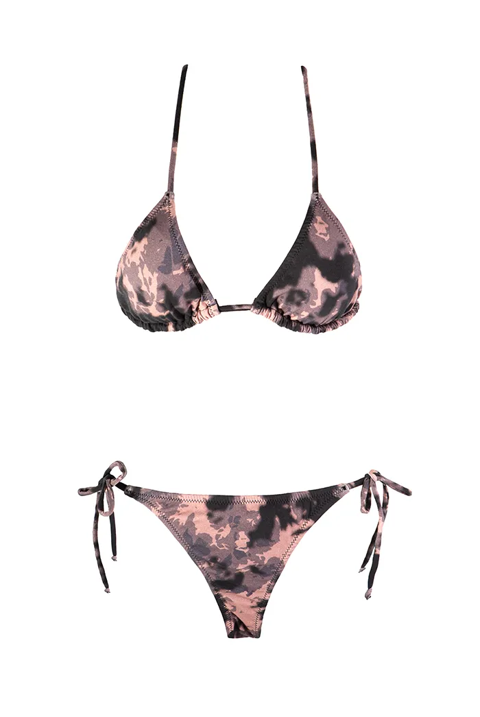 Bikini Cortina Algodón Camu