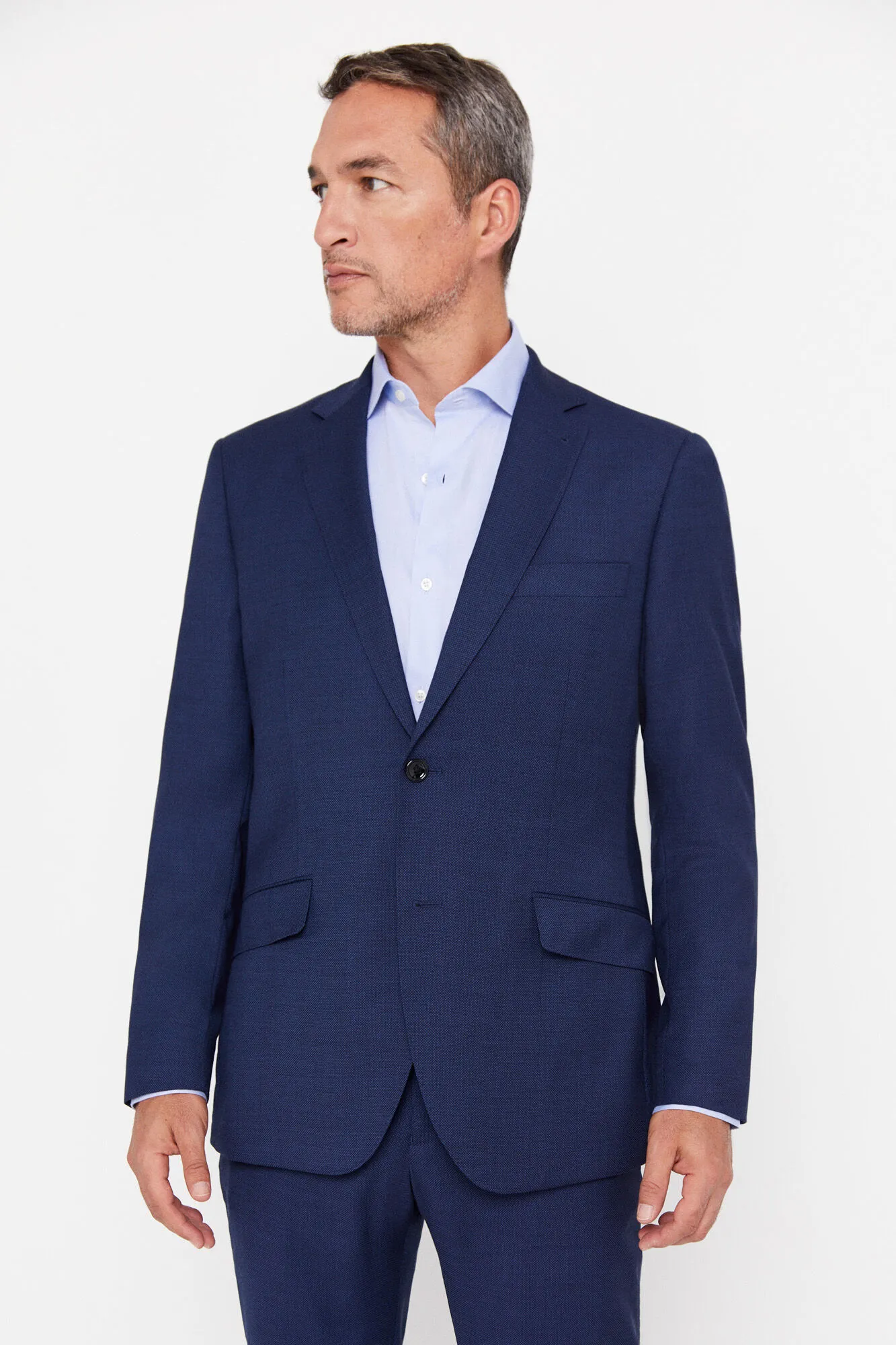 Bird's eye tailored fit COOLMAX® blazer