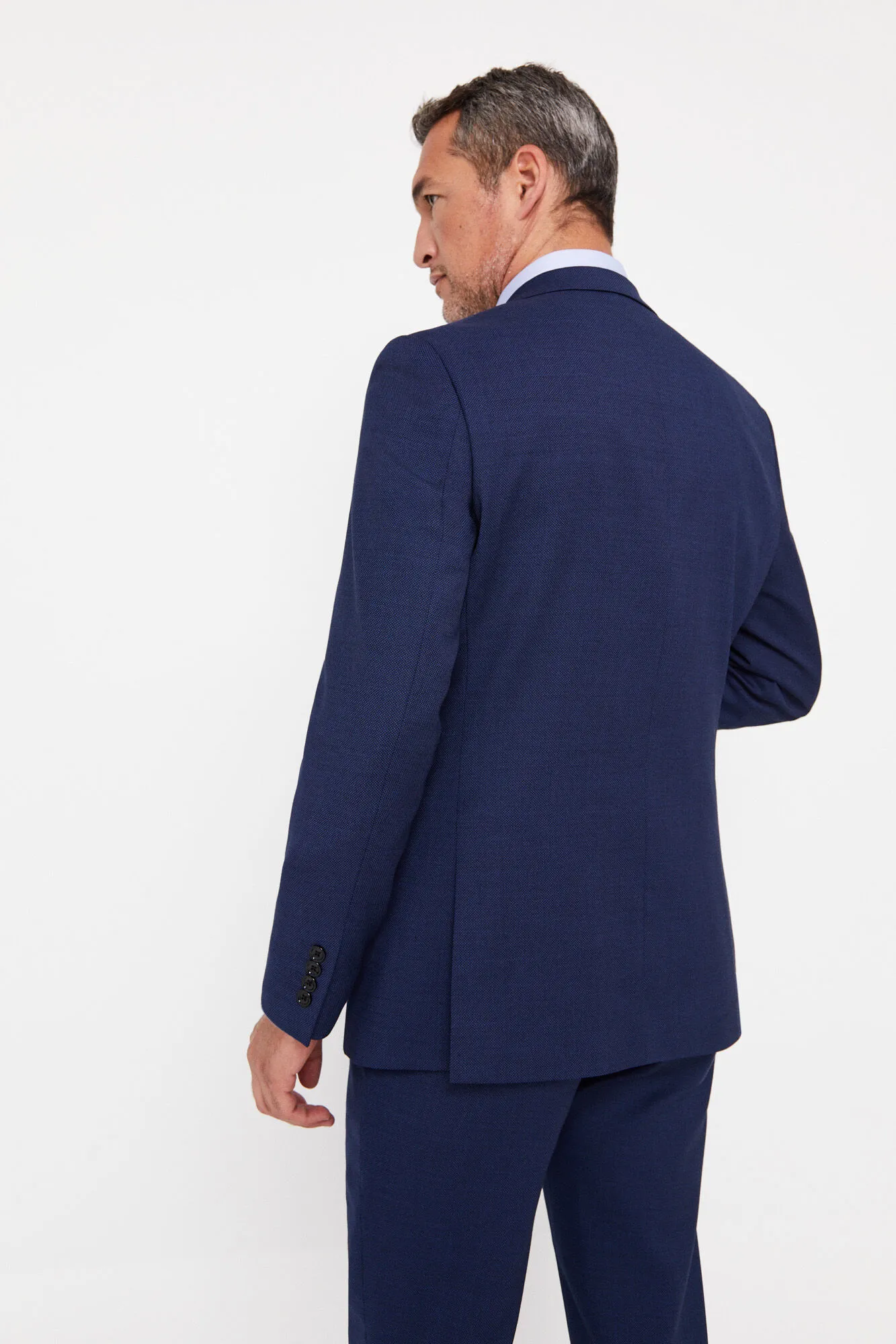 Bird's eye tailored fit COOLMAX® blazer