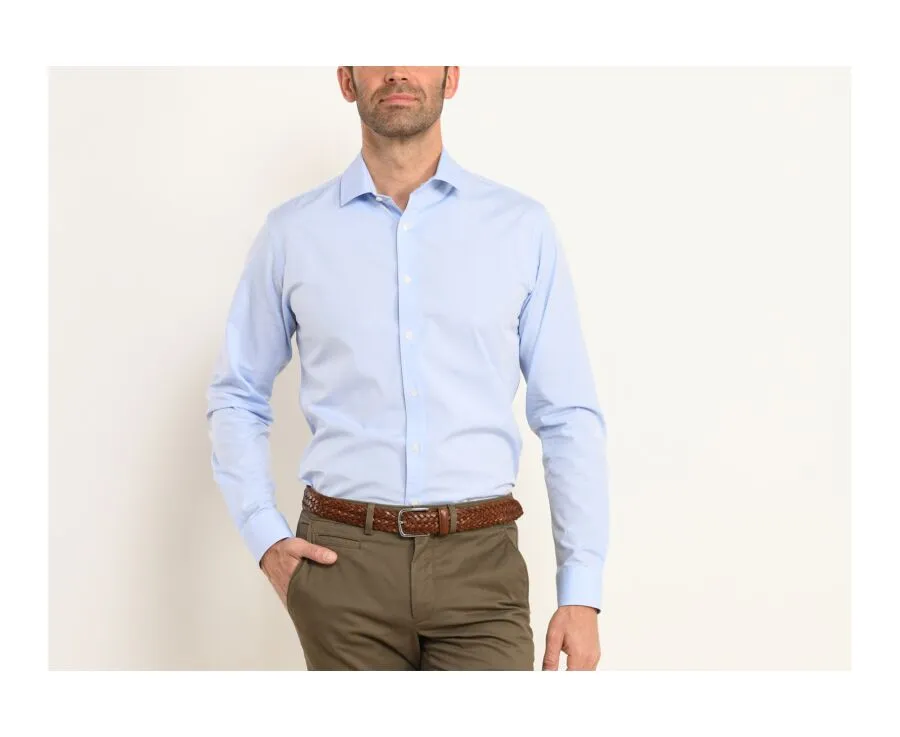 Blue sky Poplin shirt - LOUIS.