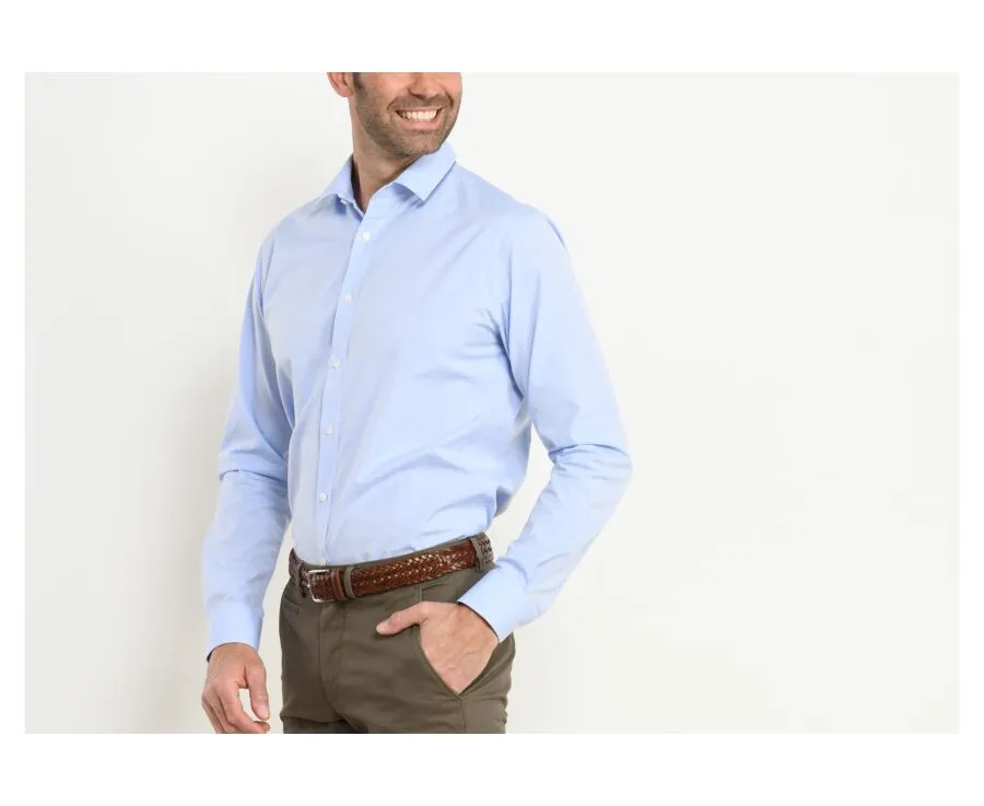 Blue sky Poplin shirt - LOUIS.