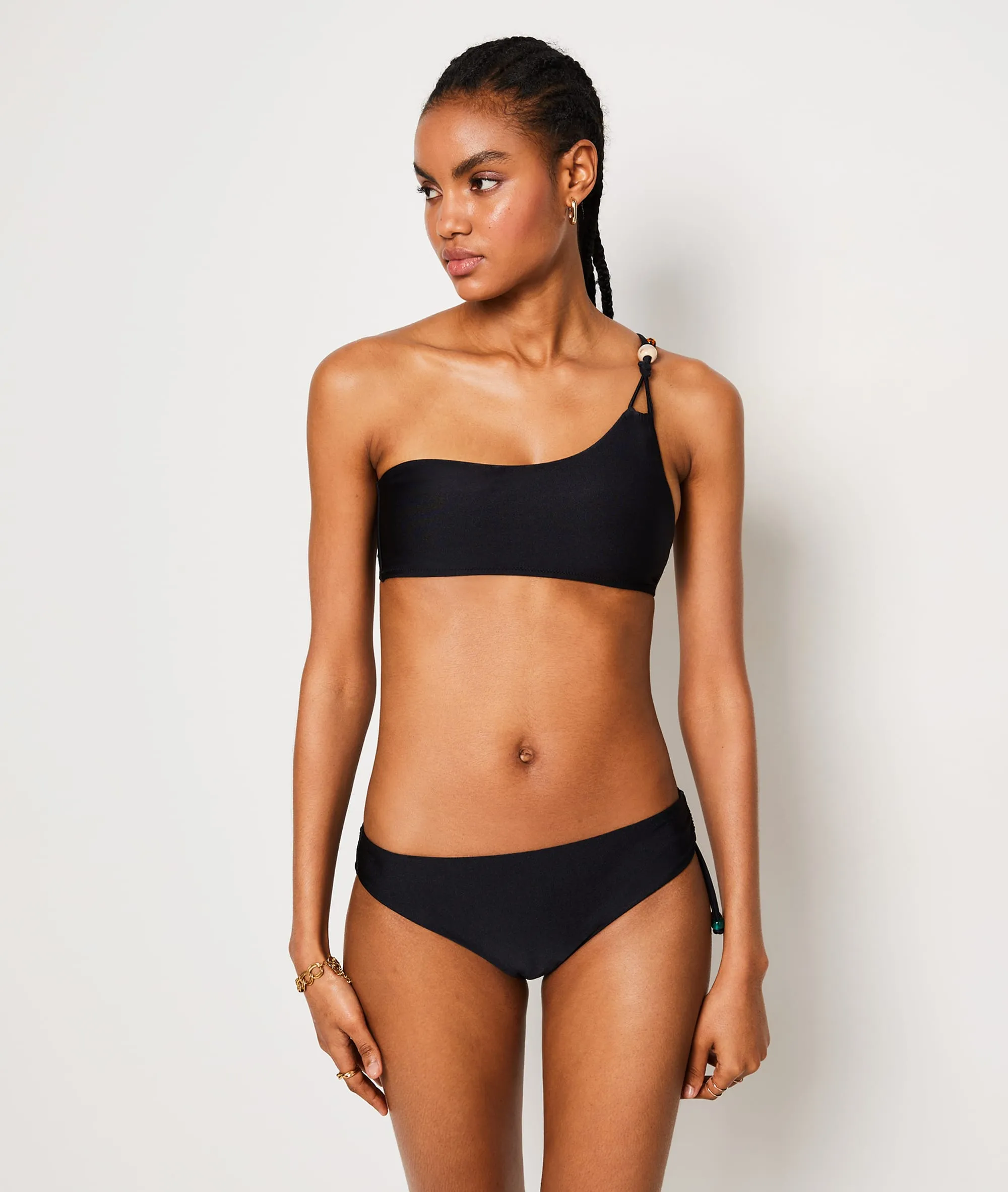 Braguita bikini, regulable en el lateral SATURNA NOIR - ETAM