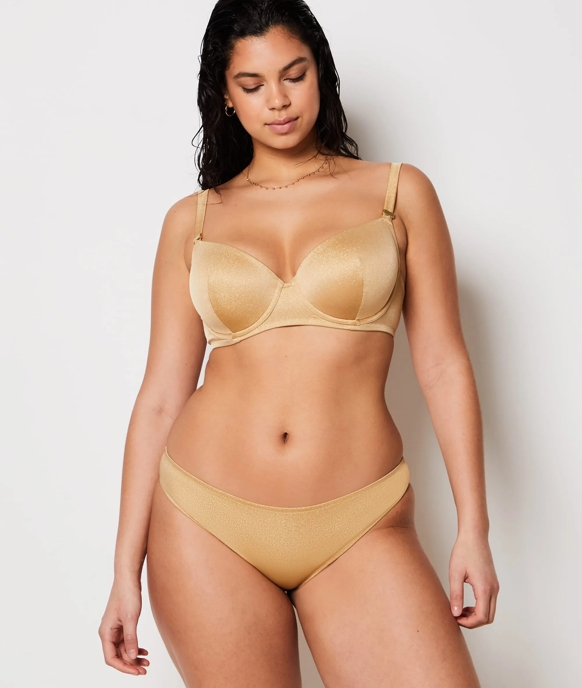 Braguita bikini, tiro bajo IDYLLIQUE OR - ETAM