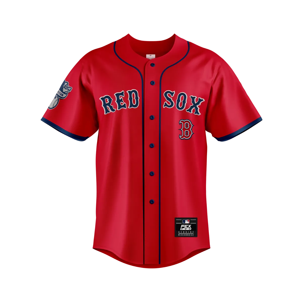 Camiseta Béisbol Hombre MLB Fielder Jersey Boston Red Sox Roja/Azul