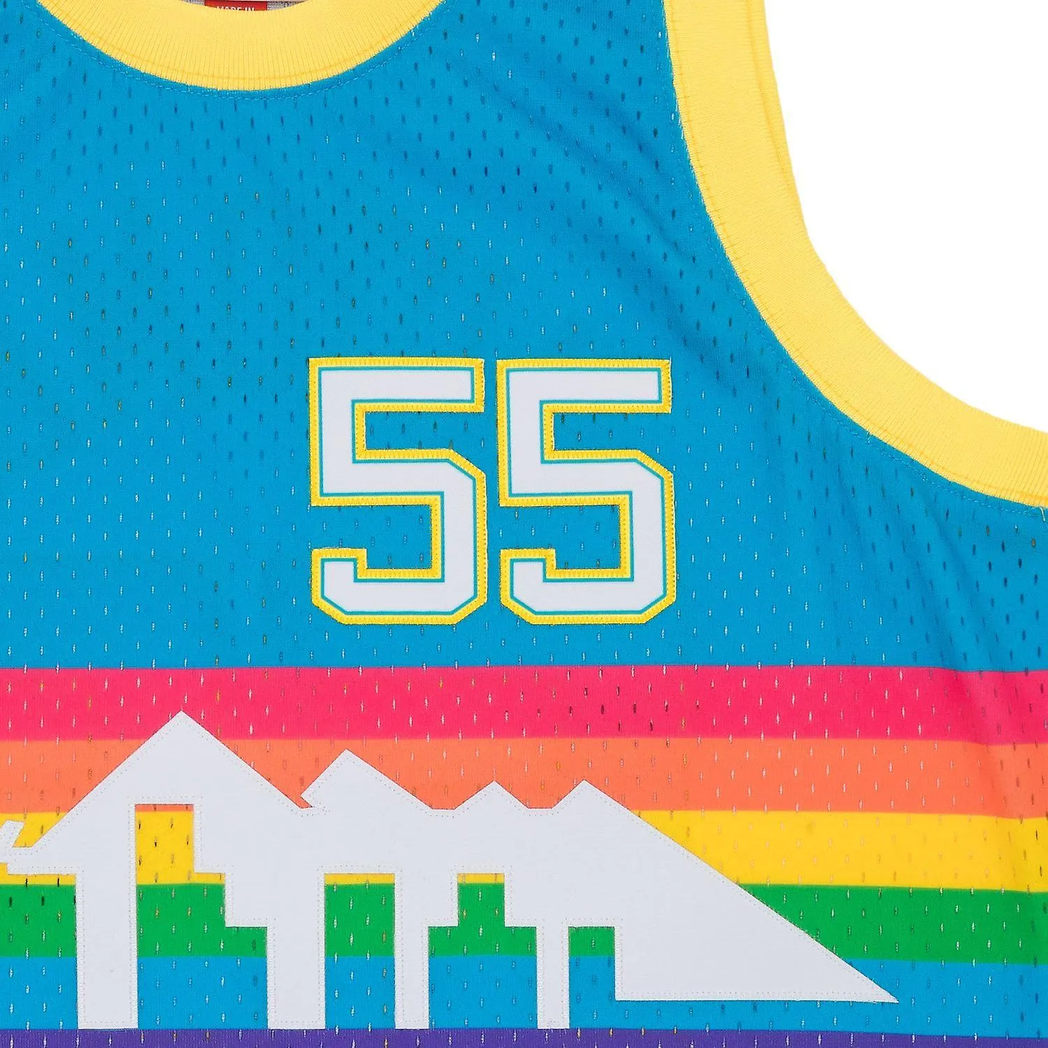 Camiseta Swingman Denver Nuggets TROPICAL Dikembe Mutombo