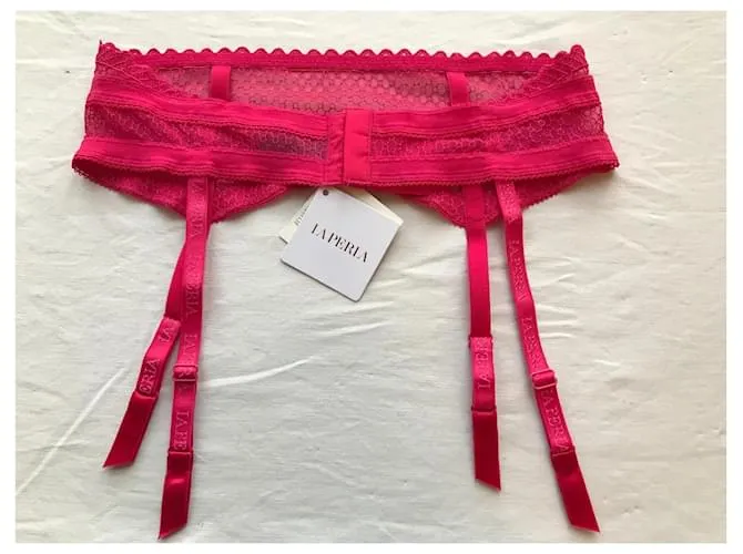 Cinturilla rosa brillante 42 FR La Perla Fucsia 