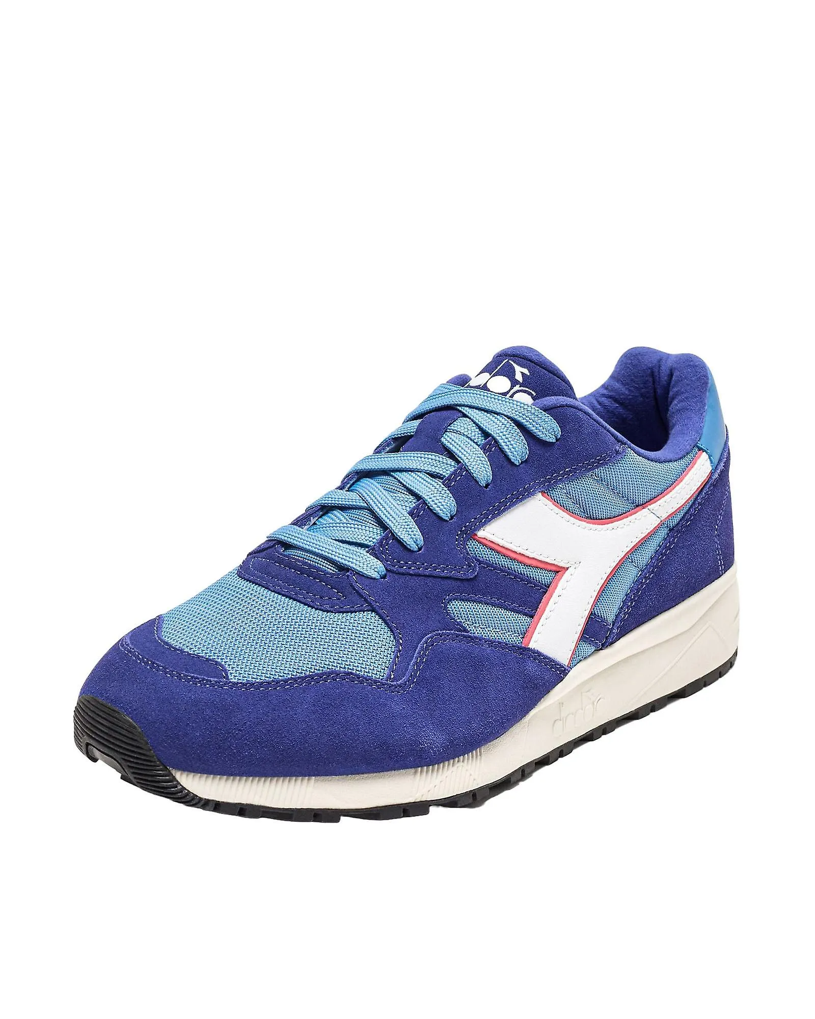 Diadora Leather Sporty Sneakers with Rubber Sole