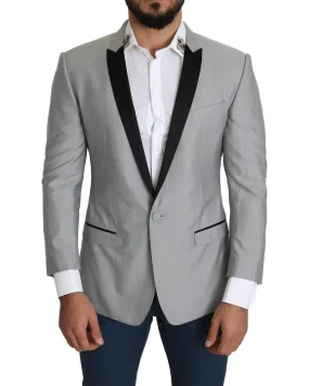 Dolce & Gabbana Light  Single Breasted Silk Blazer