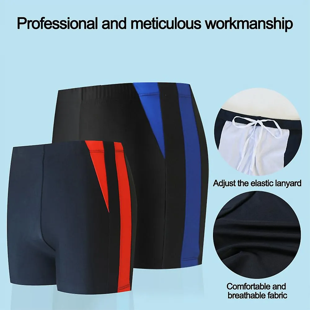 Fashion nylon swimming pants men's adult large comfortable breathable hot spring anti-embarrassing swimming shorts