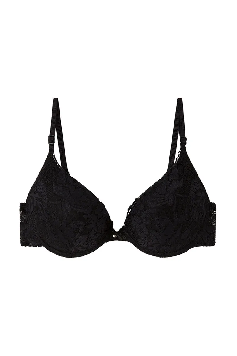 GORGEOUS Sujetador push up encaje negro