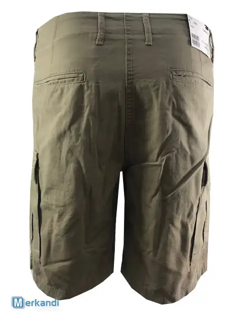 Hombre Ex Uniqlo Cargo Shorts Verano 100% Algodón 5 Bolsillos Medio Pantalón