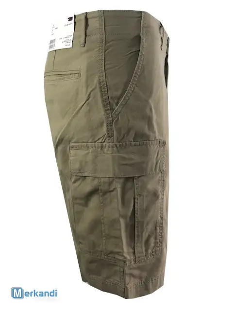 Hombre Ex Uniqlo Cargo Shorts Verano 100% Algodón 5 Bolsillos Medio Pantalón