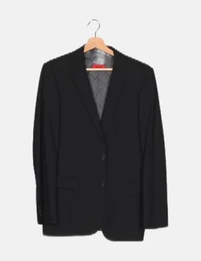 Hugo Boss Conjunto blazer y pantalón negro básico