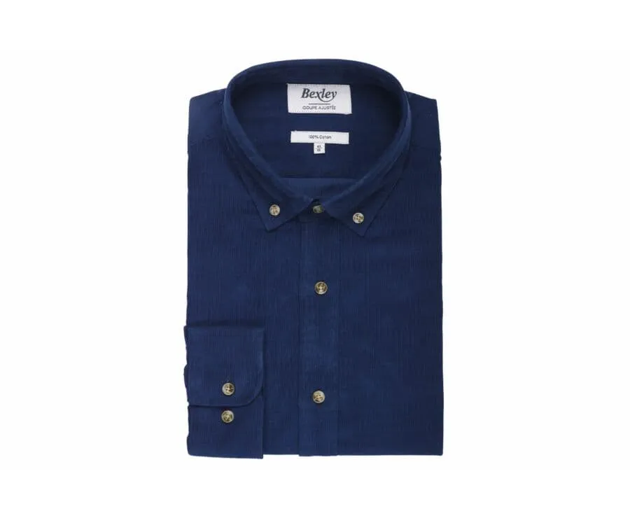 Indigo Corduroy shirt - WAYNE