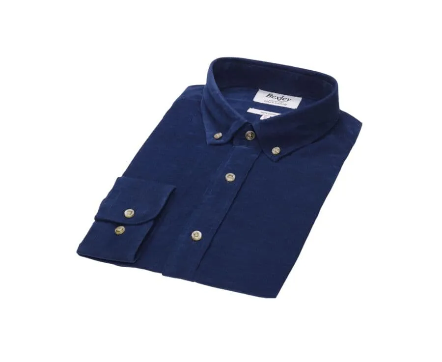 Indigo Corduroy shirt - WAYNE