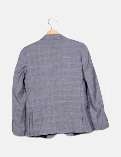 Jack & Jones Blazer azul cuadros