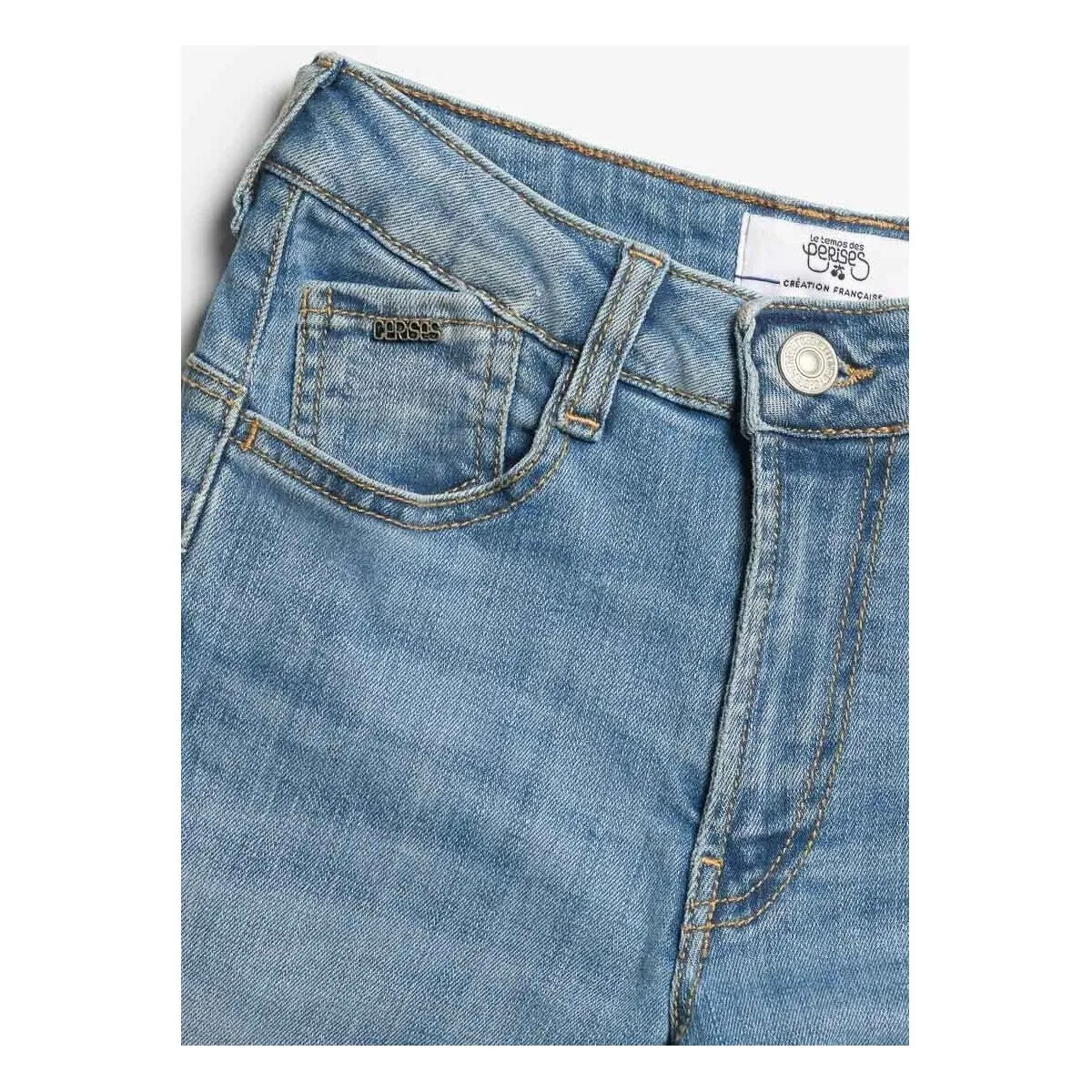 Jeans regular pulp slim tiro alto, largo 34