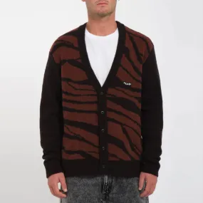 Jersey Volcom: Anarchietour Cardigan (Black Animal)