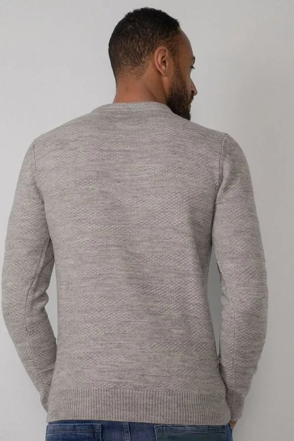 Jersey/Sudadera Hombre Petrol Industries Kwr274 9038 Light Grey Melee