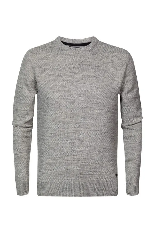 Jersey/Sudadera Hombre Petrol Industries Kwr274 9038 Light Grey Melee