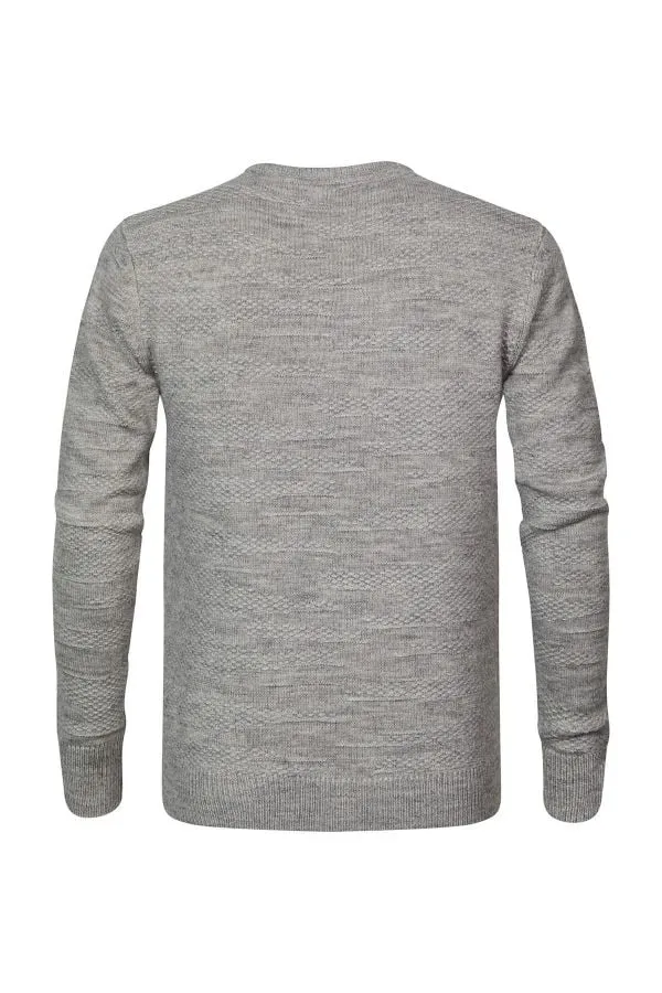 Jersey/Sudadera Hombre Petrol Industries Kwr274 9038 Light Grey Melee