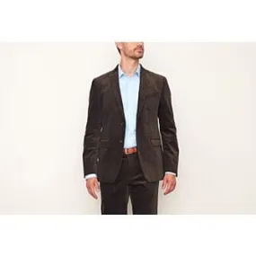 Men's Brown Suit Blazer - LÉONTILDE