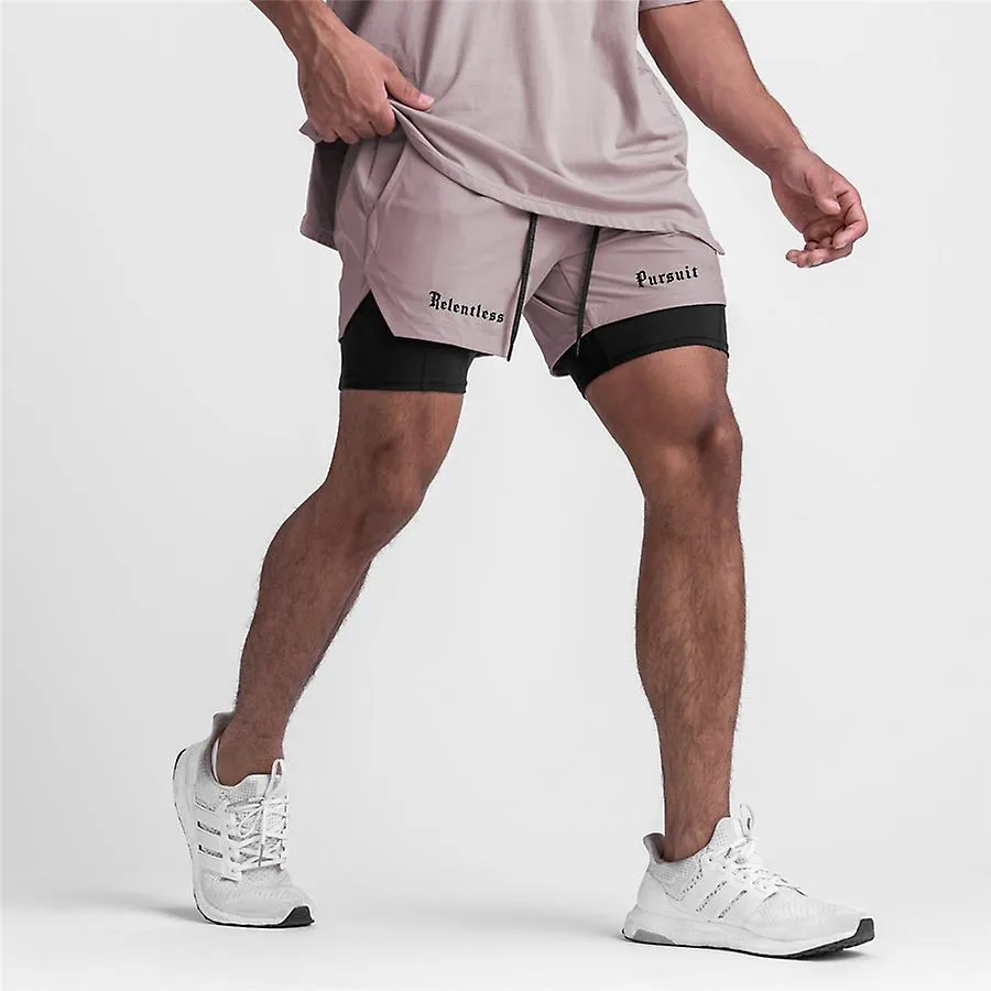 New camouflage Running Shorts Men 2 in 1 Sports Jogging Fitness tatting Quick Dry Gym Training Sport Workout Short Pants