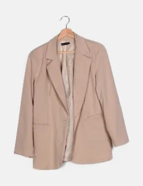 New Collection Blazer beige básica