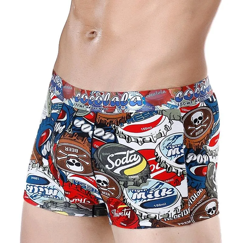 New Milk Fiber Cotton Underwear Men Fashion Sexy Mens Boxer Shorts Soft Breathable Panties Middle-waisted Male Underpants 3xl