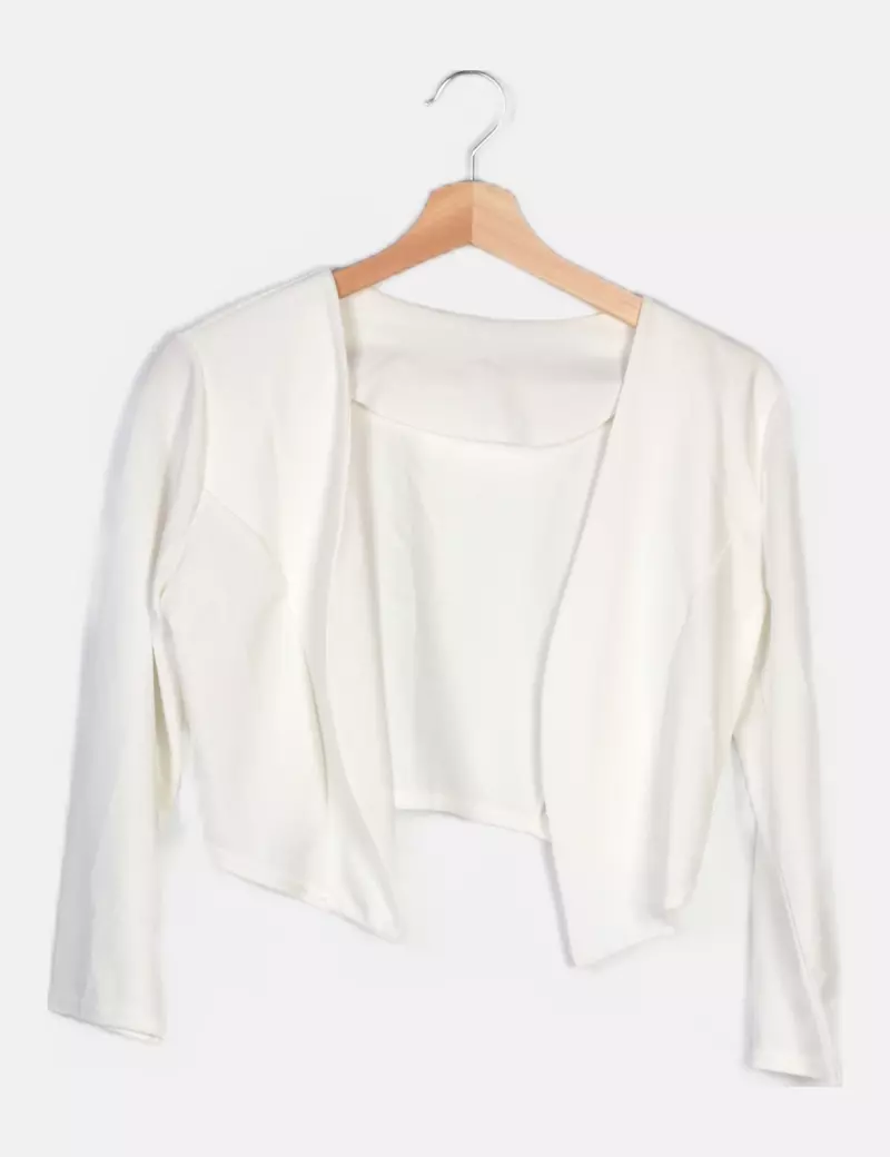 NoName Blazer blanca torera