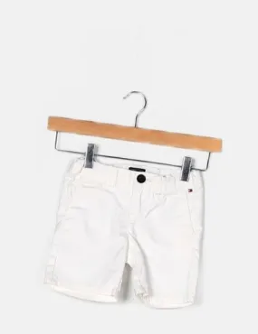 Organic cotton Pantalón blanco chino