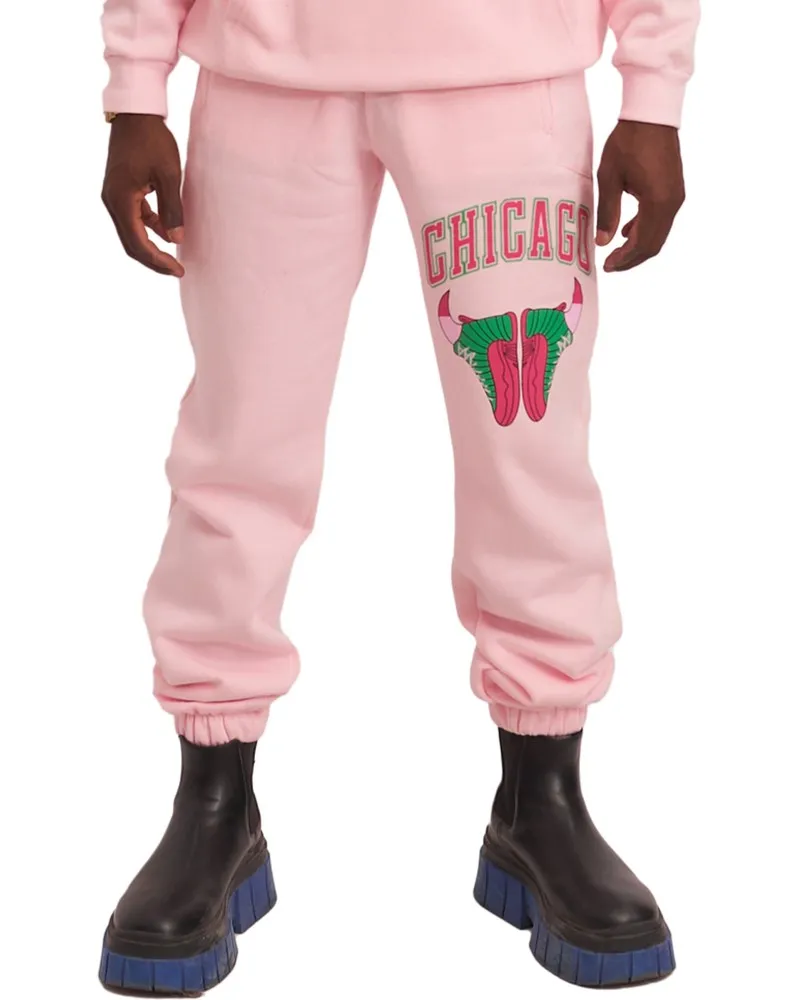 PANTALON AREA ZERO ROSA CHICAGO SNEAKERS JOGGER