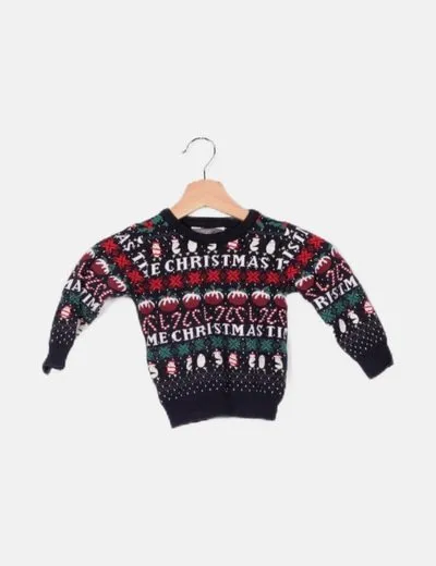 Primark Jersey bicolor navideño