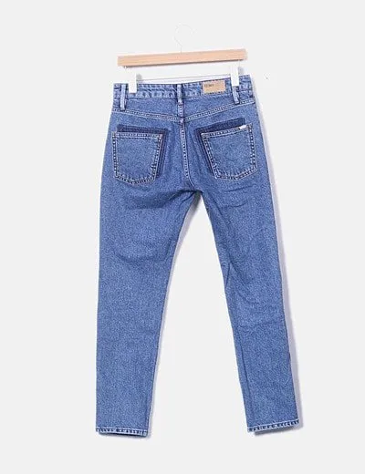 Reiko Pantalón denim mom basic