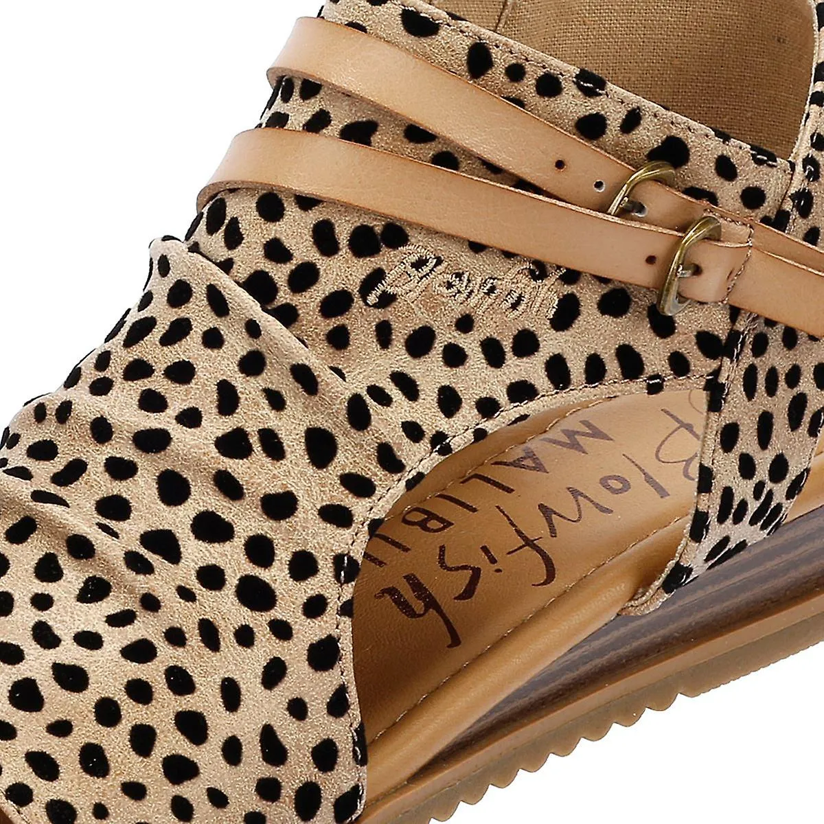 Sandalias de leopardo Blowfish Malibu Butterfly para mujer