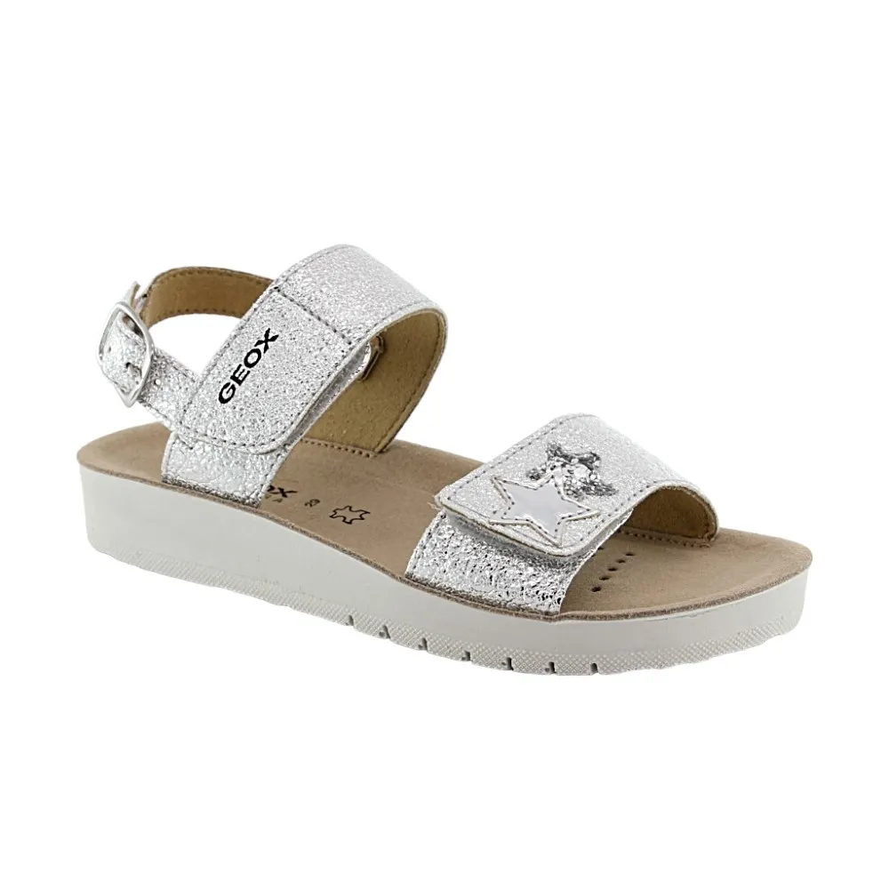 Sandalias Geox Costarei Plata