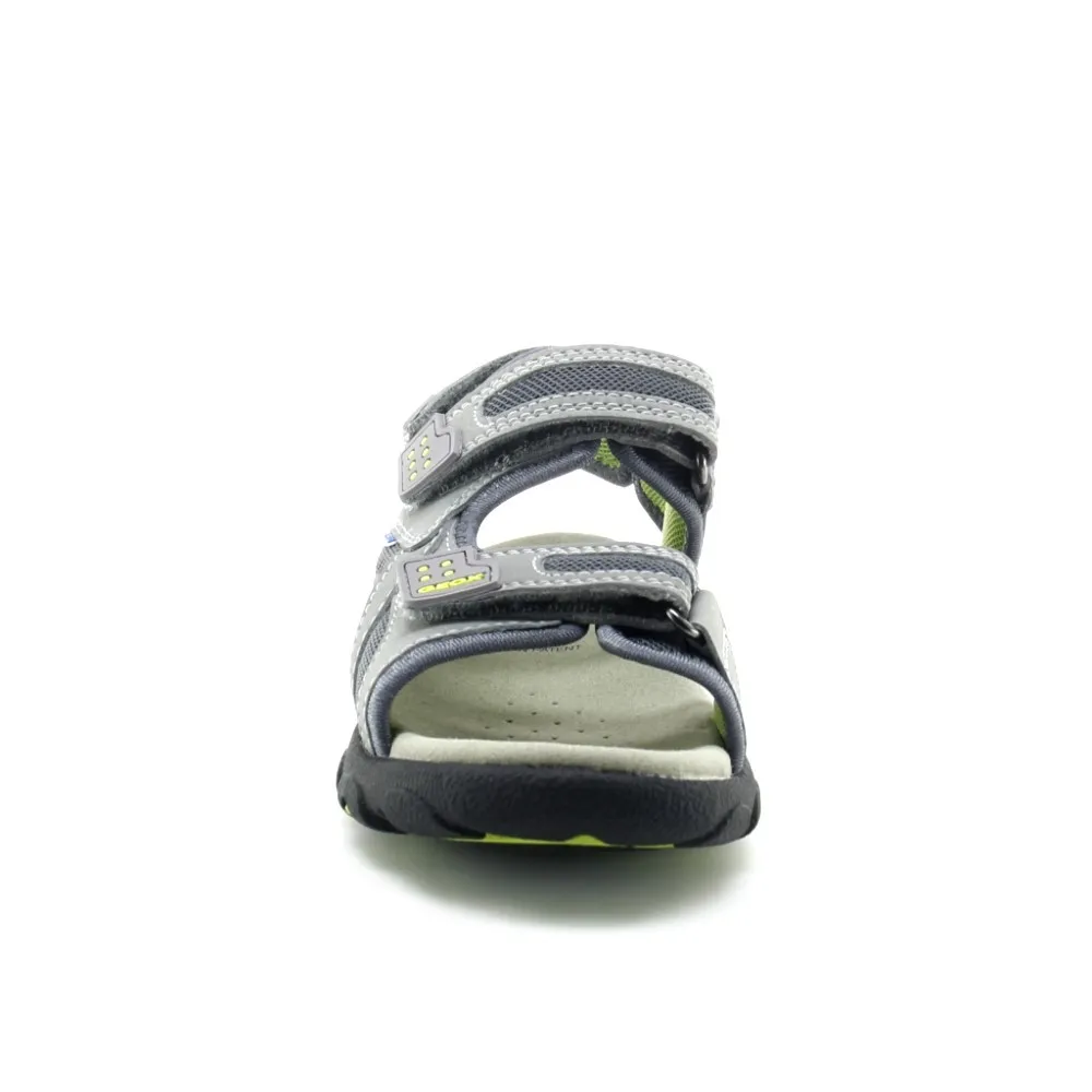 Sandalias Geox Strada Gris-Verde