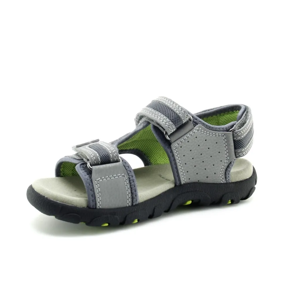 Sandalias Geox Strada Gris-Verde