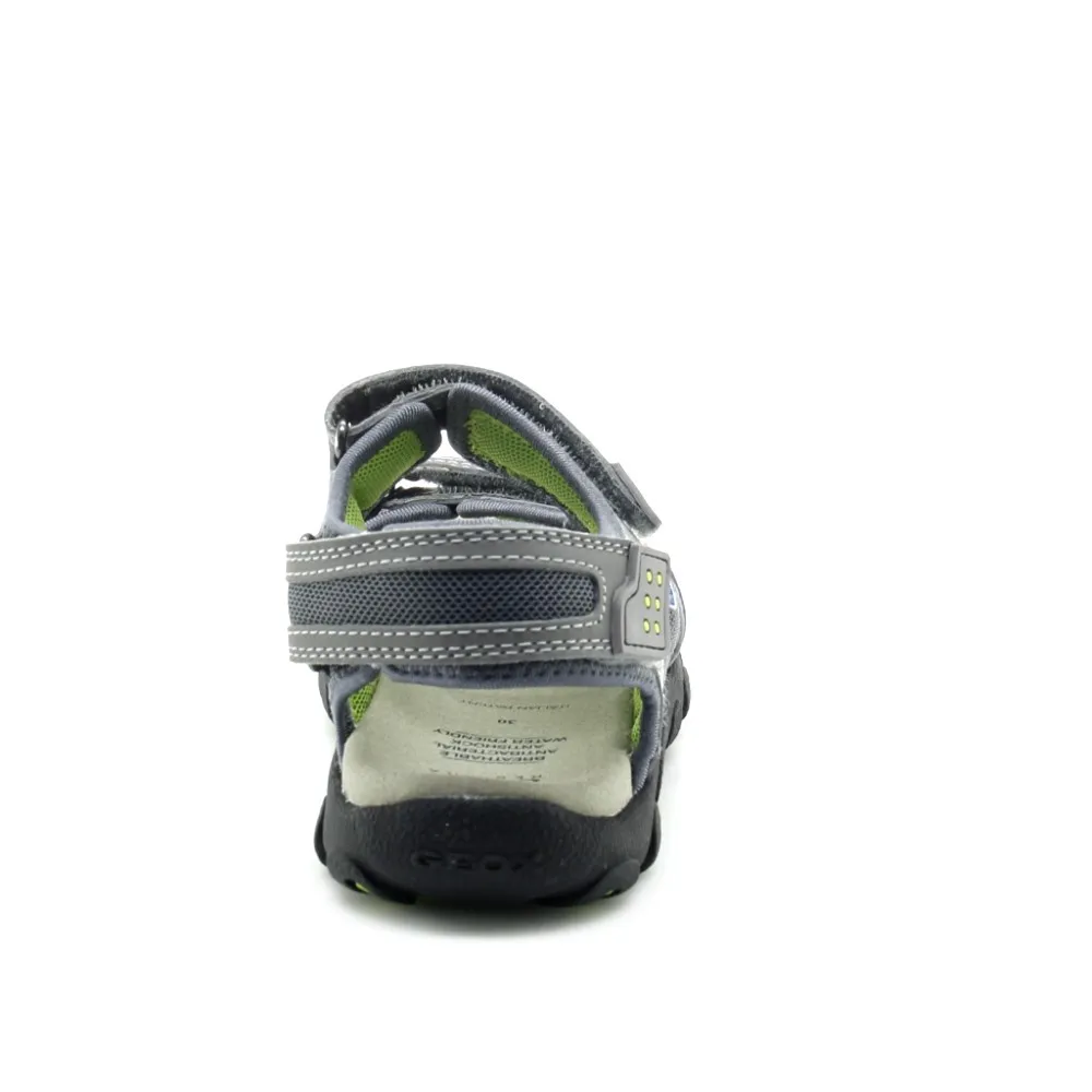 Sandalias Geox Strada Gris-Verde