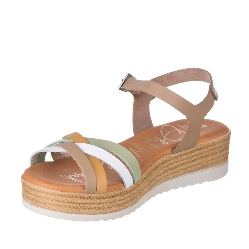 Sandalias Planas Oh My Sandals 5425 Mujer Taupe