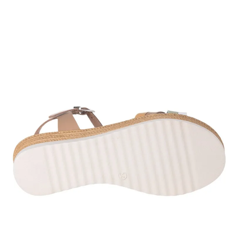 Sandalias Planas Oh My Sandals 5425 Mujer Taupe