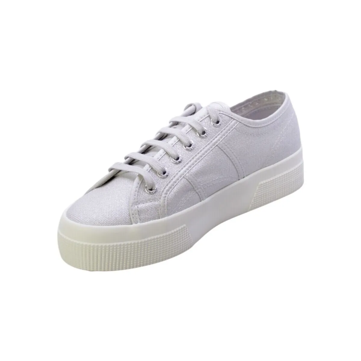 Sneakers Donna Laminato Argento 2740 canvas