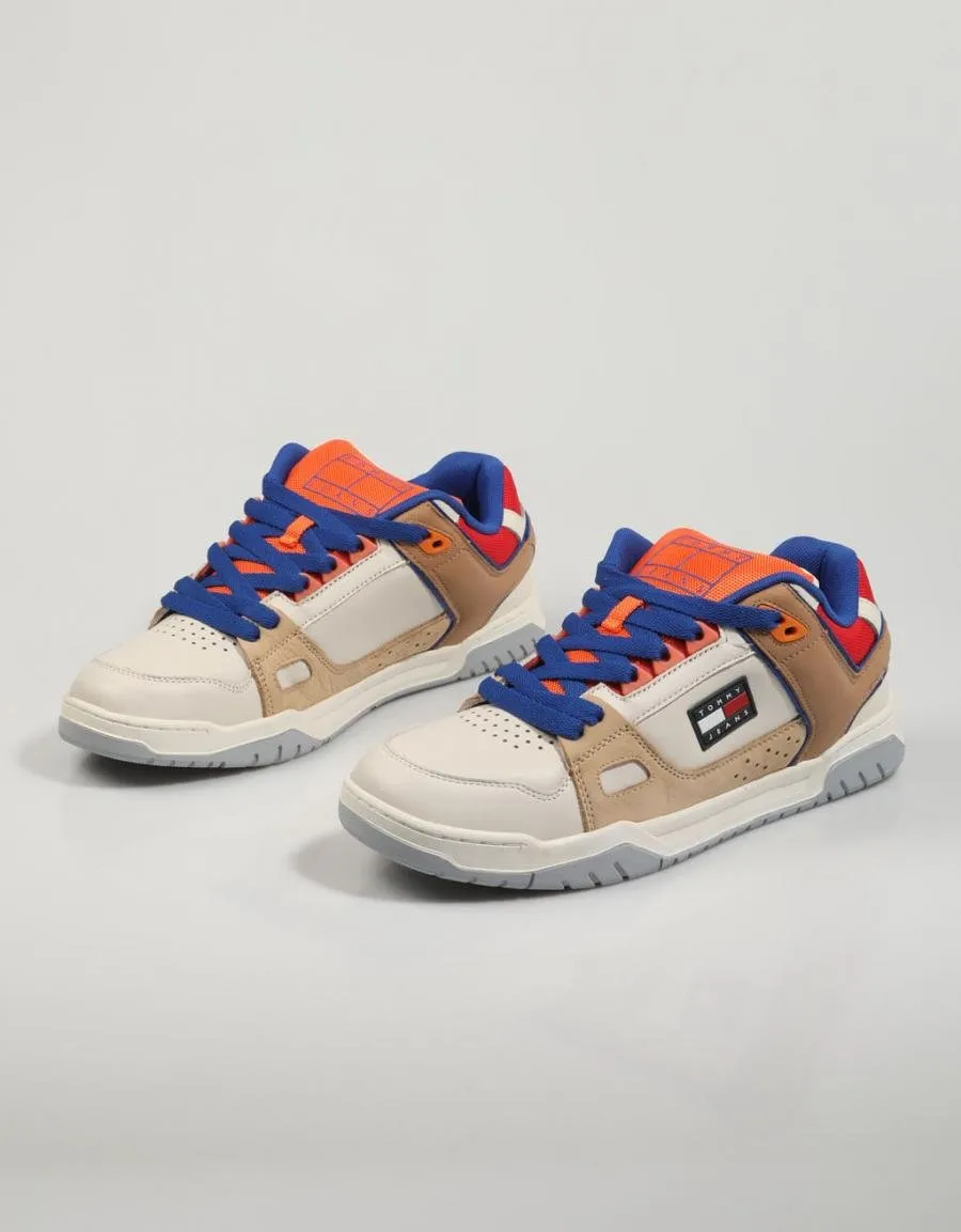  sneakers TOMMY HILFIGER Tommy Jeans Skate Sneaker en Beige 79922