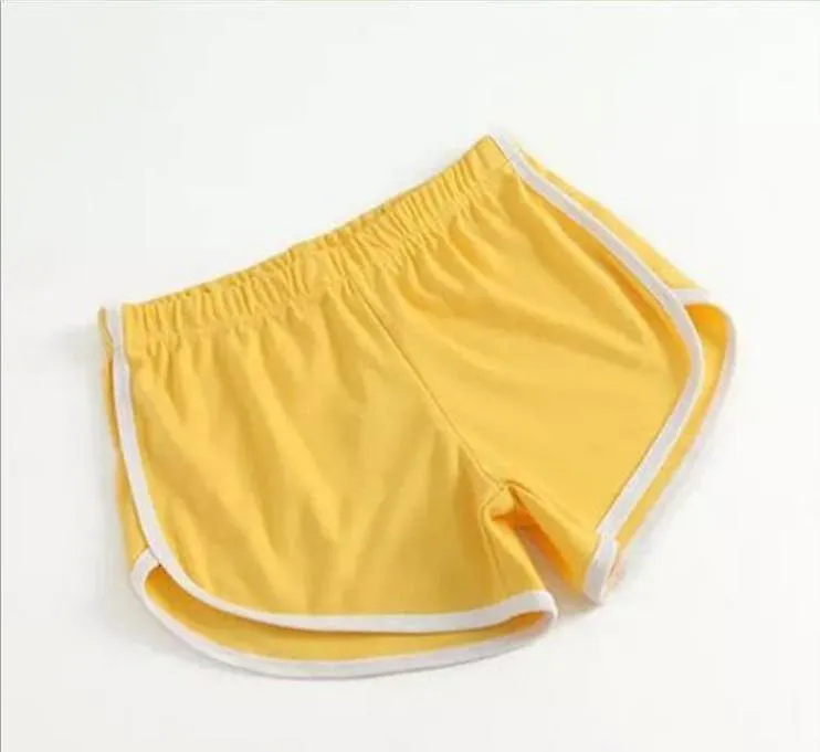 Sports Shorts Women's Home Casual Solid Color Fashion Yoga Beach Pants Candy Color Hot Pants