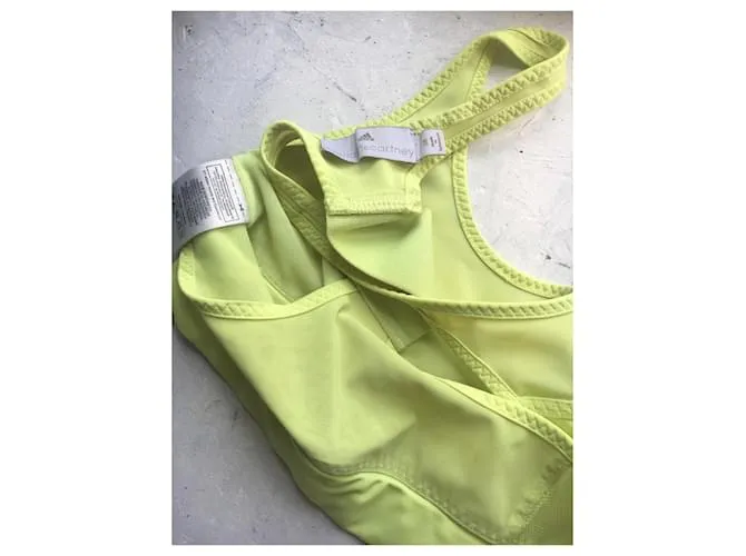 Stella Mc Cartney Sujetador deportivo Stella Mccartney Amarillo 