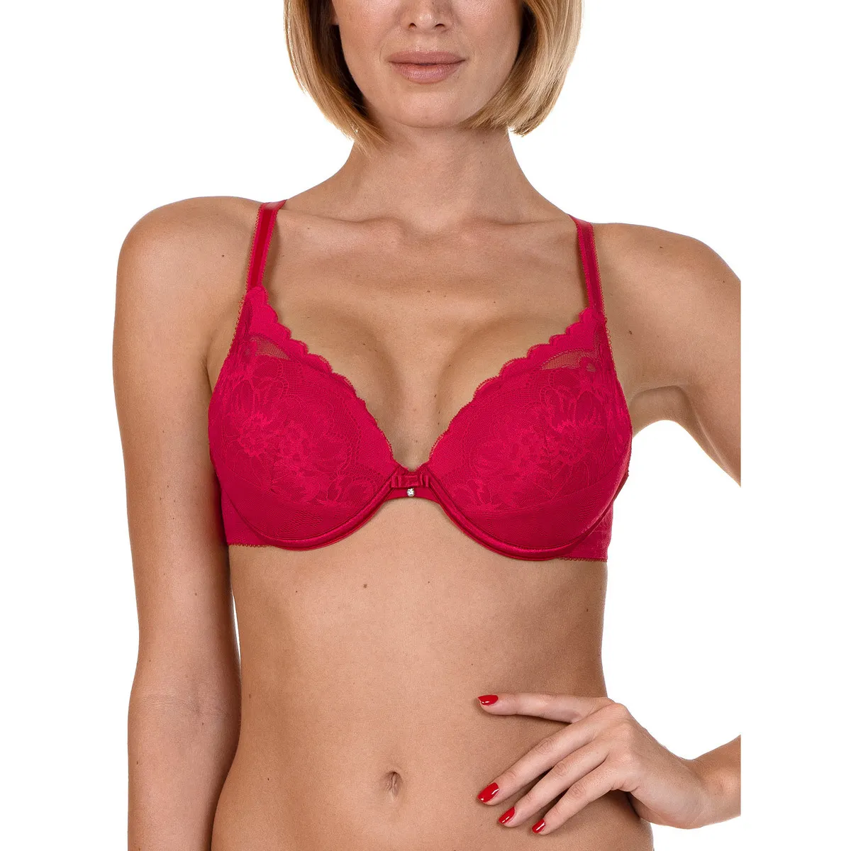 Sujetador push-up Evelyn  rojo